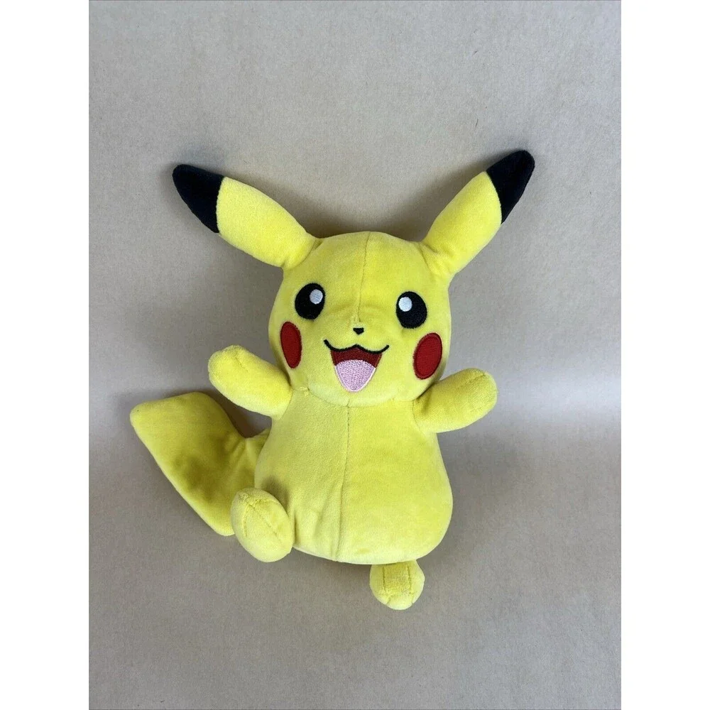 Pokemon 2021 Yellow Laughing Pikachu Plush Stuffed‎ Animal 8